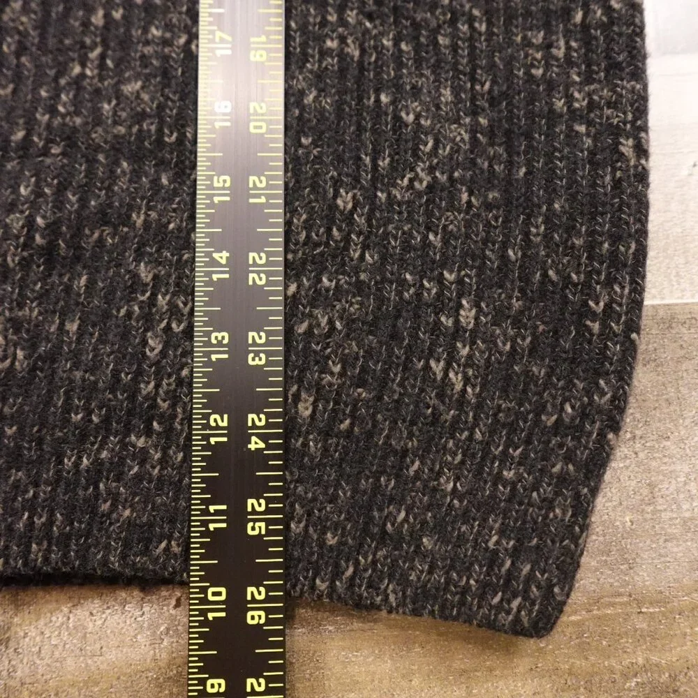 Banana Republic Ribbed Popover Shawl Sweater – Men’s Size Large – Italian Yarn‎